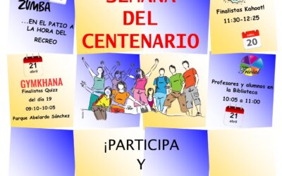 I Centenario Edificio Instituto Bachiller Sabuco celebrándolo juntos