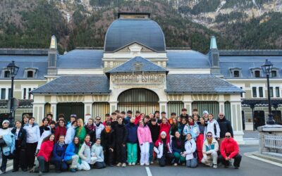 Esquiando en Astún con 4º ESO y 1º Bachillerato