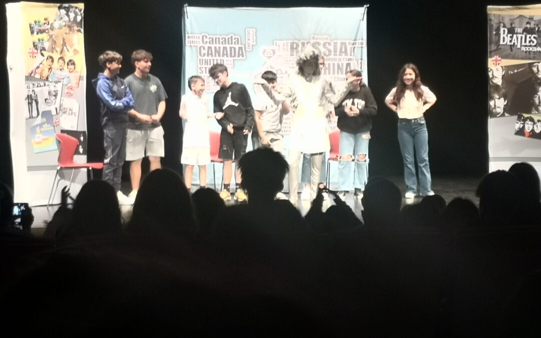 Watching a musical with Year 4 ESO