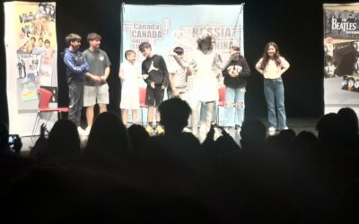 Watching a musical with Year 4 ESO