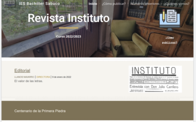 Revista Instituto 2023/24 en marcha