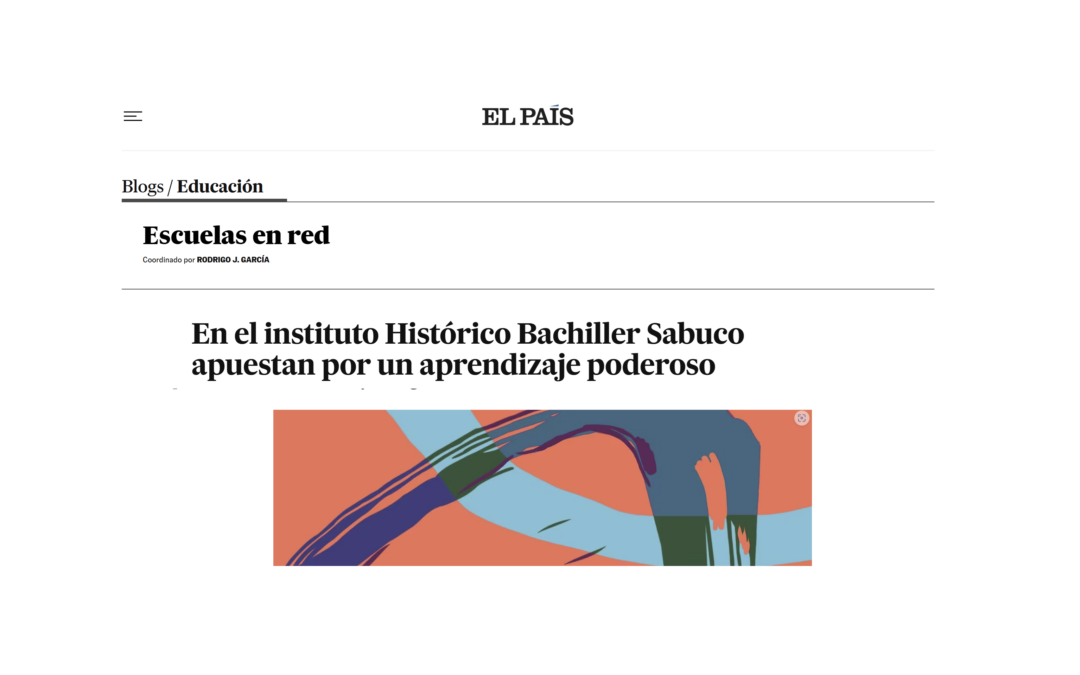 Reportaje en el periódico ElPaís sobre lo que hacemos en el depto. de Geografía e Historia
