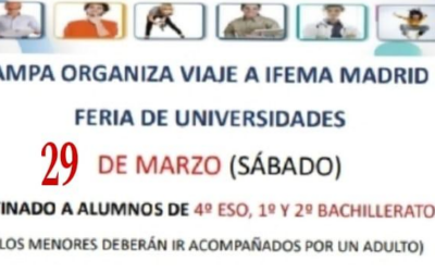 Viaje a la Feria de Universidades de IFEMA
