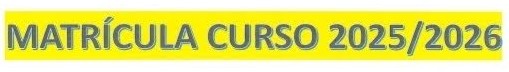 Matrícula curso 2025/26