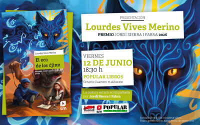Presentación: «El eco de los djinn» de nuestra alumna Lourdes Vives Merino, Premio Jordi Sierra i Fabra 2026